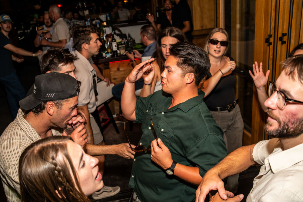 Picture of people at Amsterdam Lounge in Boise Idaho