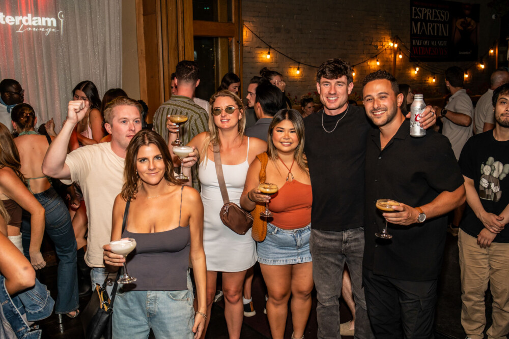 Picture of people at Amsterdam Lounge in Boise Idaho