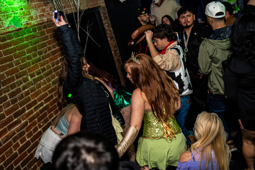 photo of people in halloween costumes at the Boo 2 Halloween Block Party, Dirty Little Roddy's, Boise, Idaho