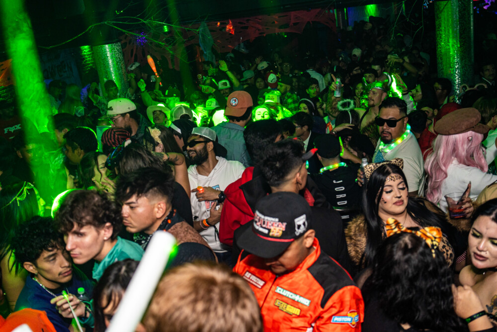 photo of people in halloween costumes at the Boo 2 Halloween Block Party, Dirty Little Roddy's, Boise, Idaho