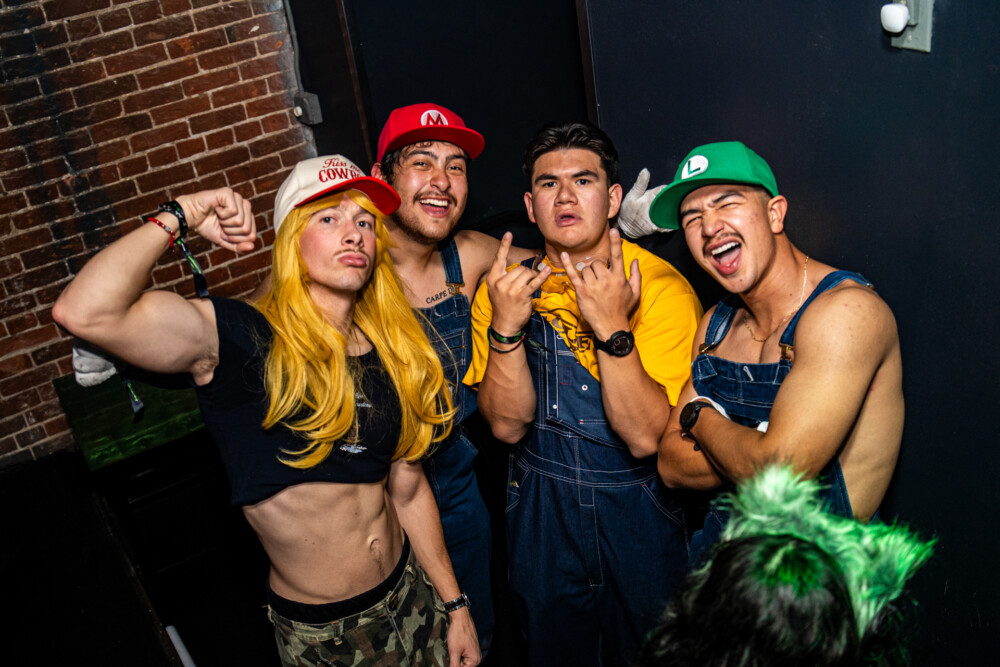 photo of people in halloween costumes at the Boo 2 Halloween Block Party, Dirty Little Roddy's, Boise, Idaho