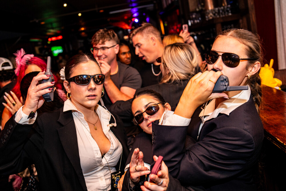 photo of people in halloween costumes at the Boo 2 Halloween Block Party, Amsterdam Lounge, Boise, Idaho