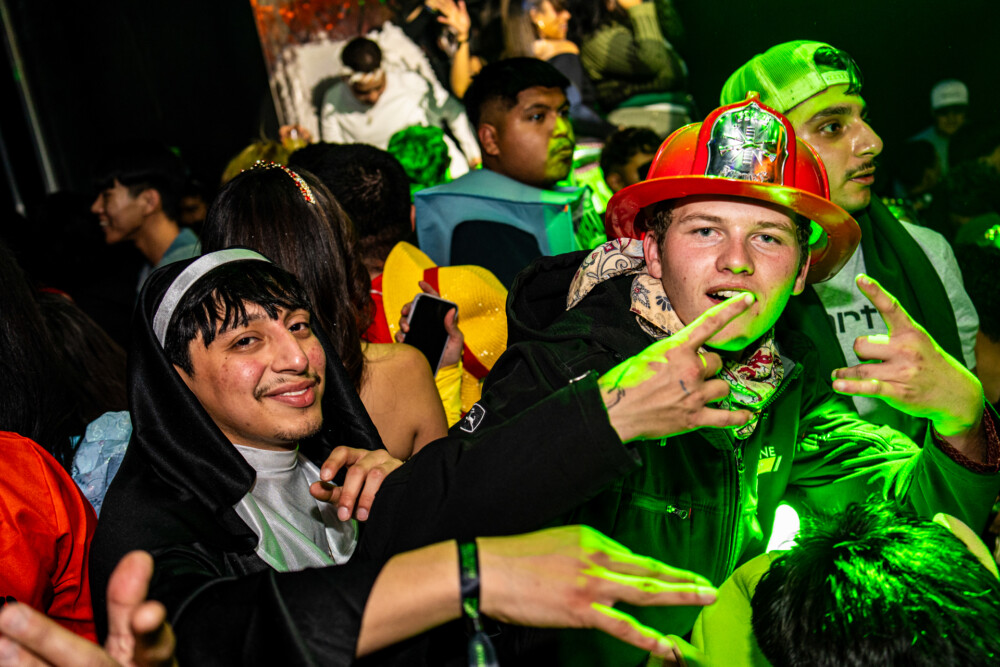 photo of people in halloween costumes at the Boo 2 Halloween Block Party, Dirty Little Roddy's, Boise, Idaho