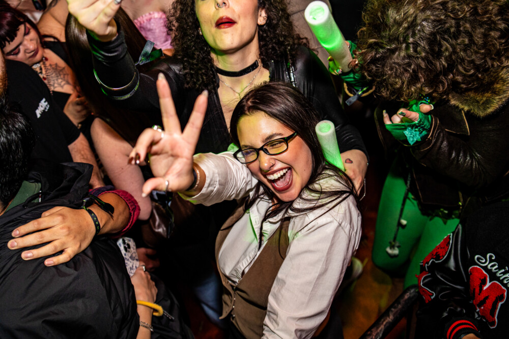 photo of people in halloween costumes at the Boo 2 Halloween Block Party, Dirty Little Roddy's, Boise, Idaho