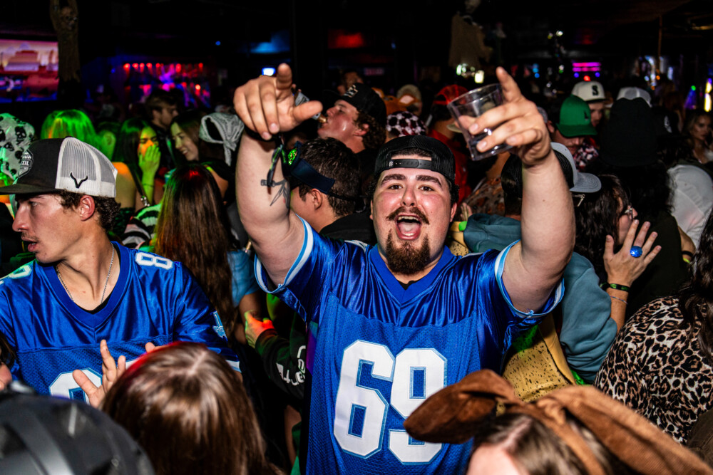 photo of people in halloween costumes at the Boo 2 Halloween Block Party, Dirty Little Roddy's, Boise, Idaho