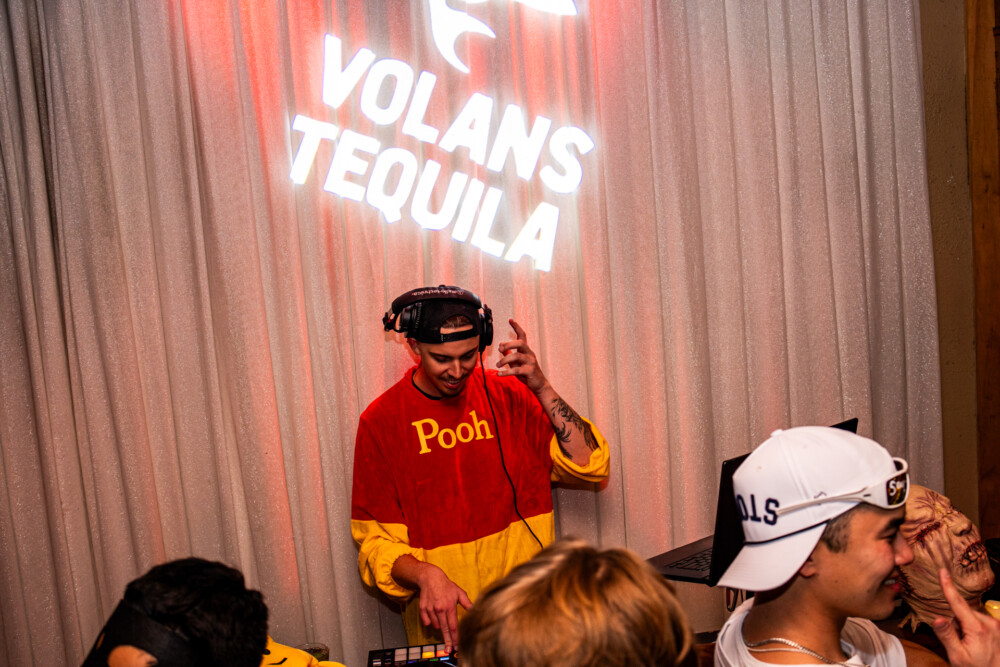 photo of people in halloween costumes at the Boo 2 Halloween Block Party, Amsterdam Lounge, Boise, Idaho