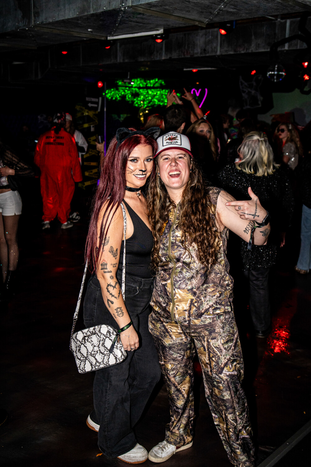 photo of people in halloween costumes at the Boo 2 Halloween Block Party, Karma, Boise, Idaho