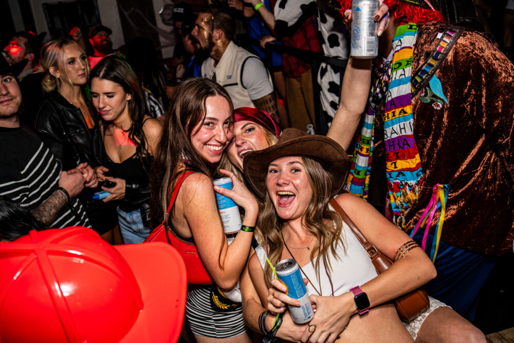 photo of people in halloween costumes at the Boo 2 Halloween Block Party, Dirty Little Roddy's, Boise, Idaho