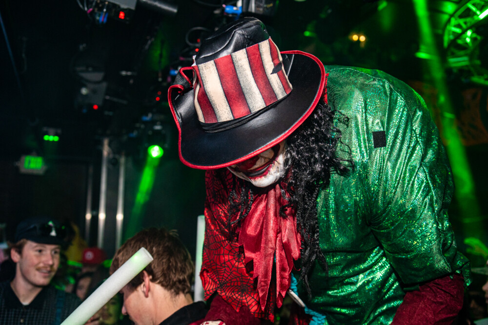 photo of people in halloween costumes at the Boo 2 Halloween Block Party, Dirty Little Roddy's, Boise, Idaho