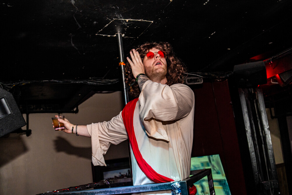 photo of people in halloween costumes at the Boo 2 Halloween Block Party, Dirty Little Roddy's, Boise, Idaho