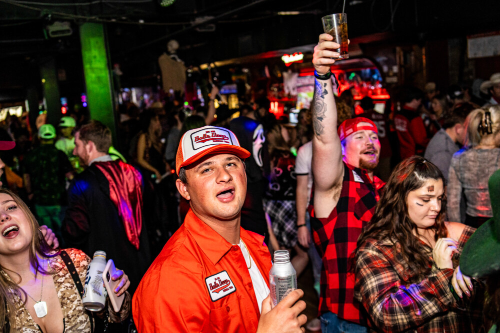 photo of people in halloween costumes at the Boo 2 Halloween Block Party, Dirty Little Roddy's, Boise, Idaho