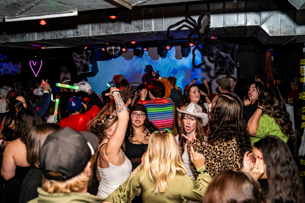 photo of people in halloween costumes at the Boo 2 Halloween Block Party, Karma, Boise, Idaho