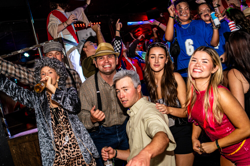 photo of people in halloween costumes at the Boo 2 Halloween Block Party, Dirty Little Roddy's, Boise, Idaho