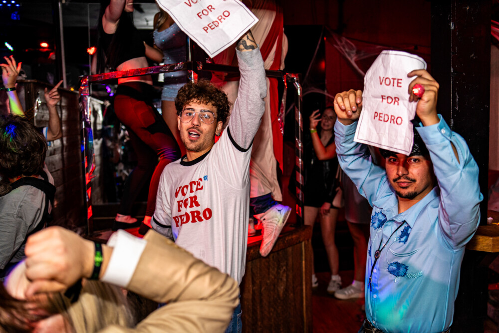 photo of people in halloween costumes at the Boo 2 Halloween Block Party, Dirty Little Roddy's, Boise, Idaho