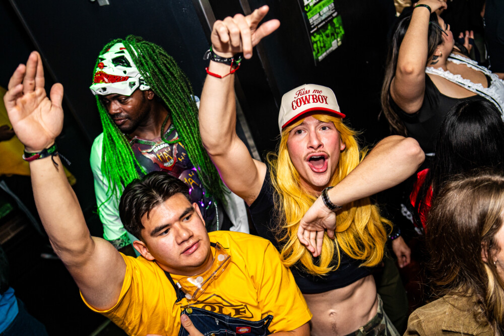 photo of people in halloween costumes at the Boo 2 Halloween Block Party, Dirty Little Roddy's, Boise, Idaho