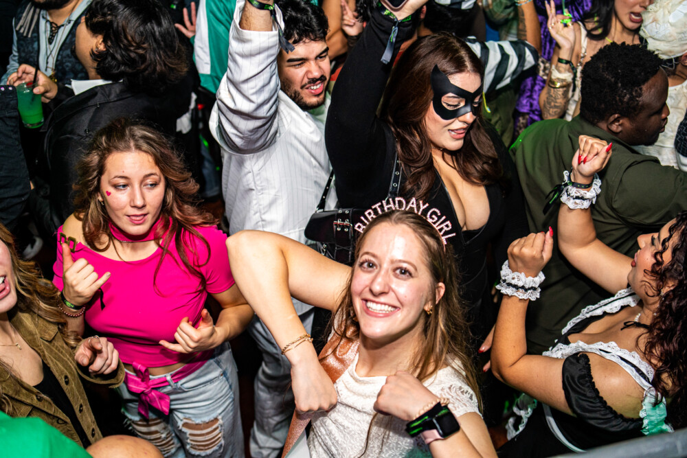 photo of people in halloween costumes at the Boo 2 Halloween Block Party, Dirty Little Roddy's, Boise, Idaho