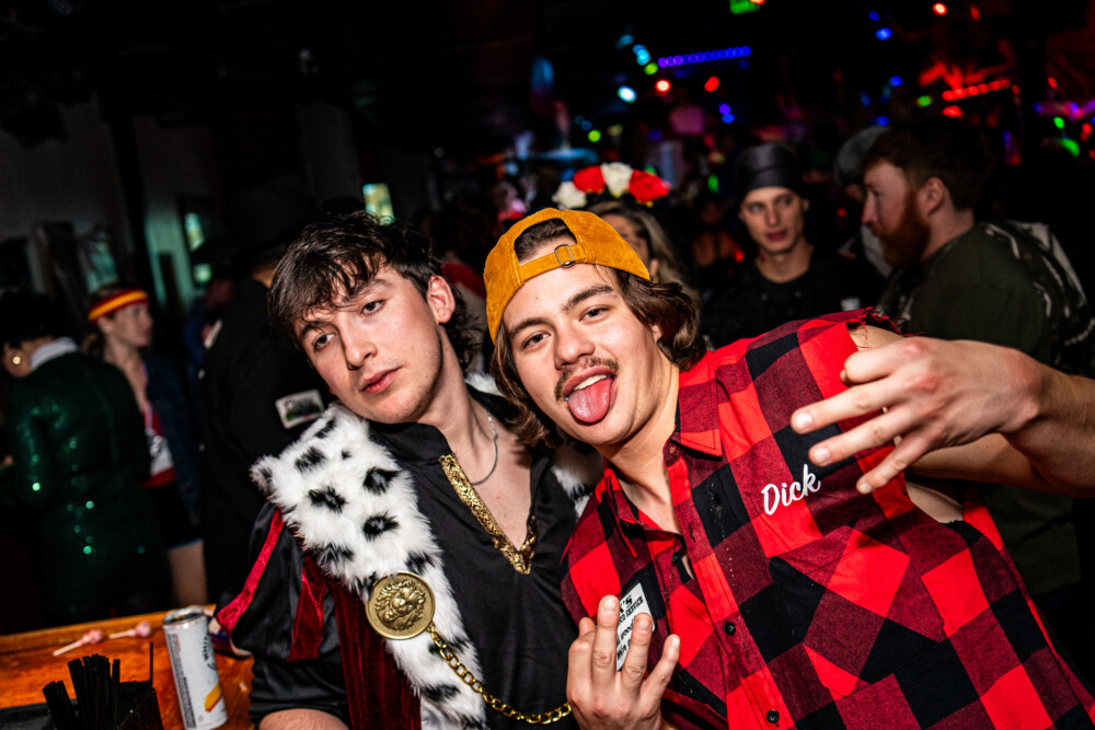 photo of people in halloween costumes at the Boo 2 Halloween Block Party, Dirty Little Roddy's, Boise, Idaho