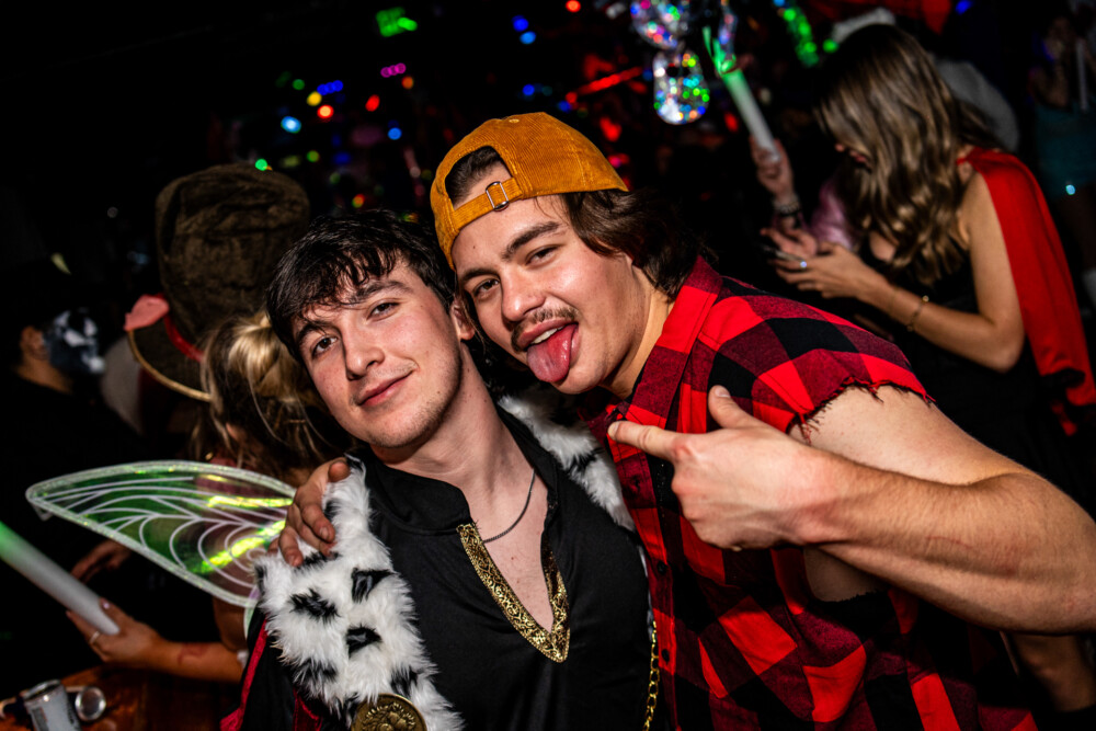 photo of people in halloween costumes at the Boo 2 Halloween Block Party, Dirty Little Roddy's, Boise, Idaho