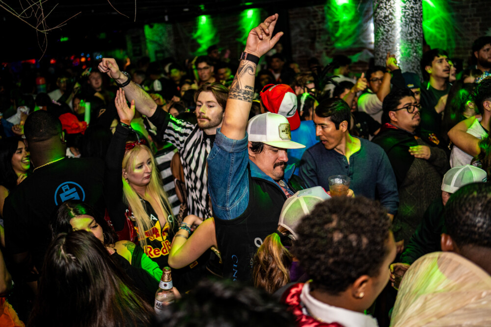 photo of people in halloween costumes at the Boo 2 Halloween Block Party, Dirty Little Roddy's, Boise, Idaho