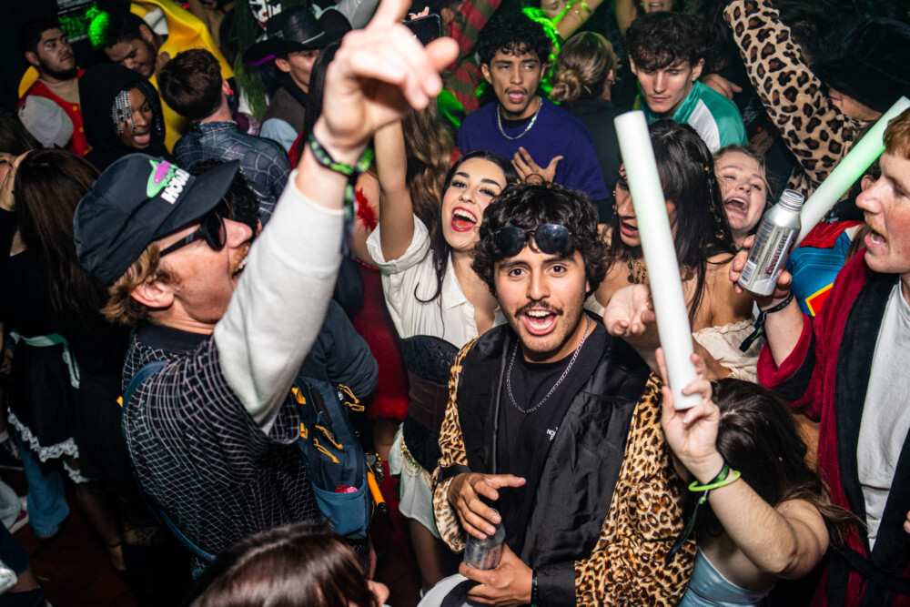 photo of people in halloween costumes at the Boo 2 Halloween Block Party, Dirty Little Roddy's, Boise, Idaho
