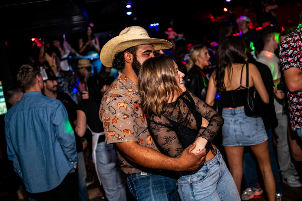 photo of people in halloween costumes at the Boo 2 Halloween Block Party, Dirty Little Roddy's, Boise, Idaho