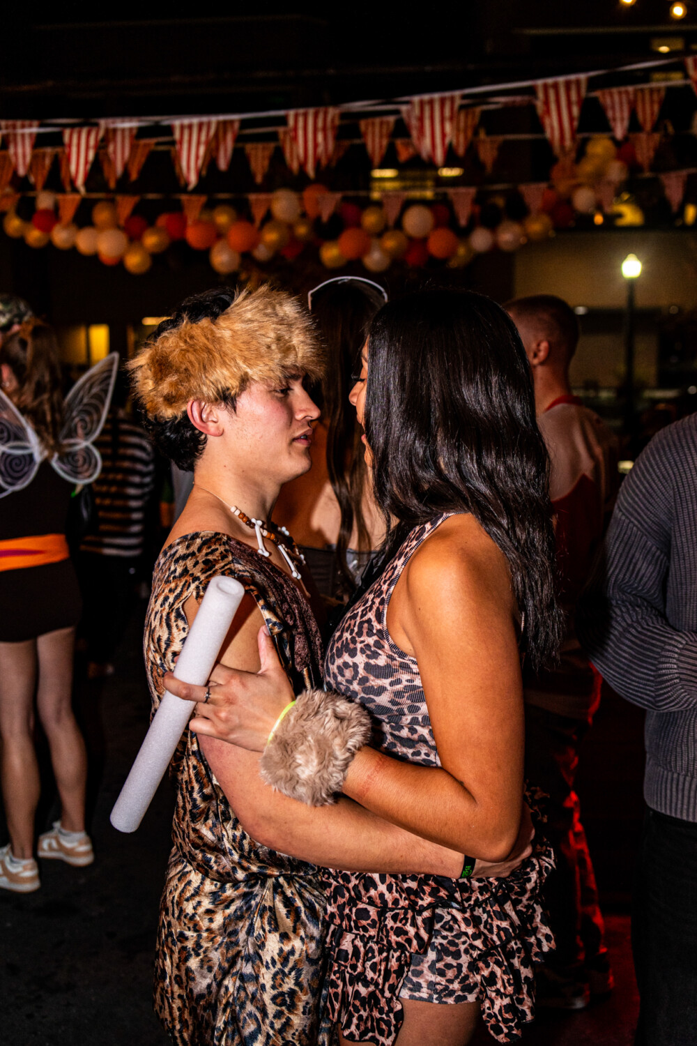 photo of people in halloween costumes at the Boo 2 Halloween Block Party, Amsterdam Lounge, Boise, Idaho