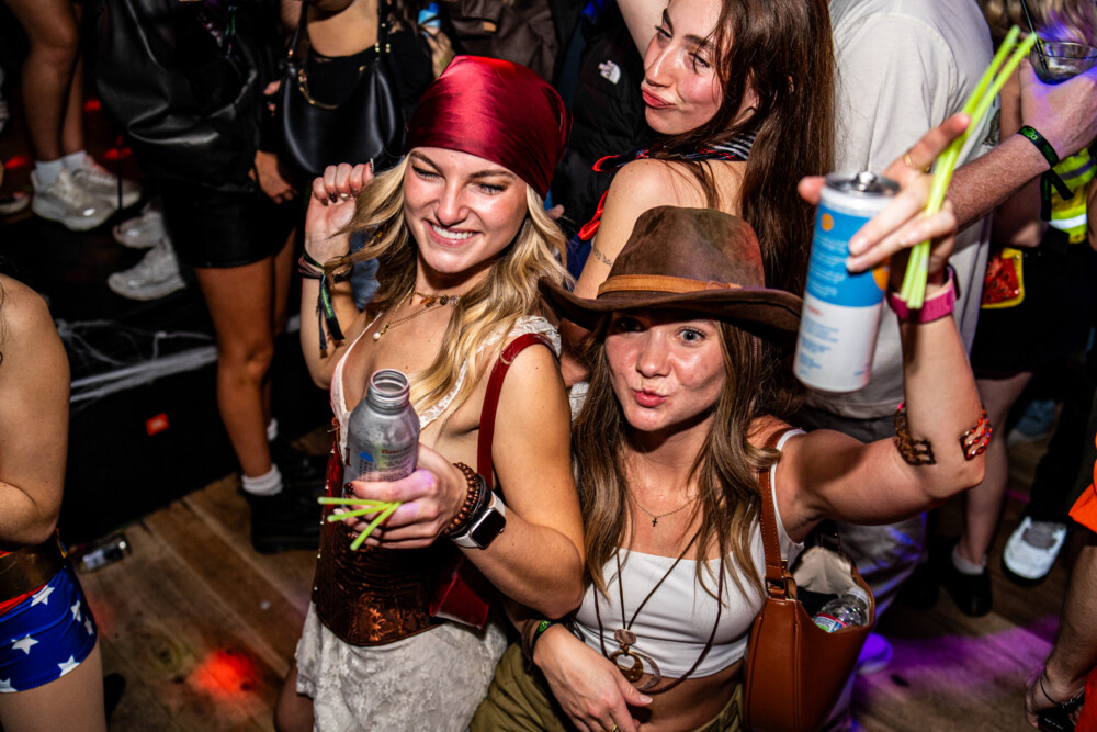 photo of people in halloween costumes at the Boo 2 Halloween Block Party, Dirty Little Roddy's, Boise, Idaho