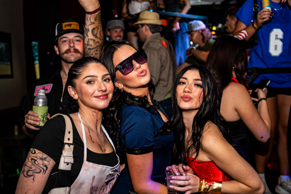 photo of people in halloween costumes at the Boo 2 Halloween Block Party, Dirty Little Roddy's, Boise, Idaho