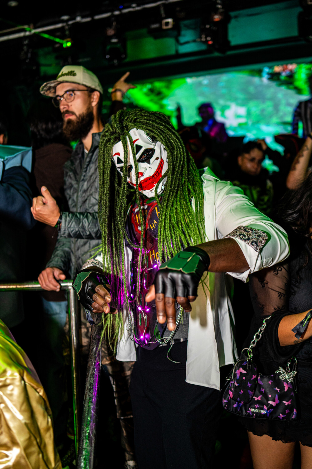 photo of people in halloween costumes at the Boo 2 Halloween Block Party, Dirty Little Roddy's, Boise, Idaho
