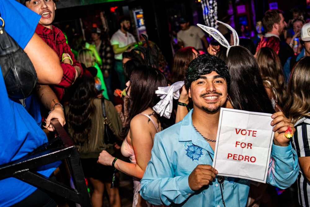 photo of people in halloween costumes at the Boo 2 Halloween Block Party, Dirty Little Roddy's, Boise, Idaho