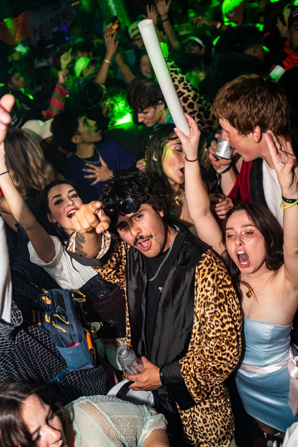photo of people in halloween costumes at the Boo 2 Halloween Block Party, Dirty Little Roddy's, Boise, Idaho