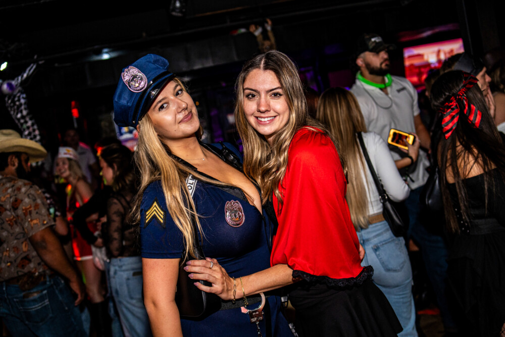 photo of people in halloween costumes at the Boo 2 Halloween Block Party, Dirty Little Roddy's, Boise, Idaho