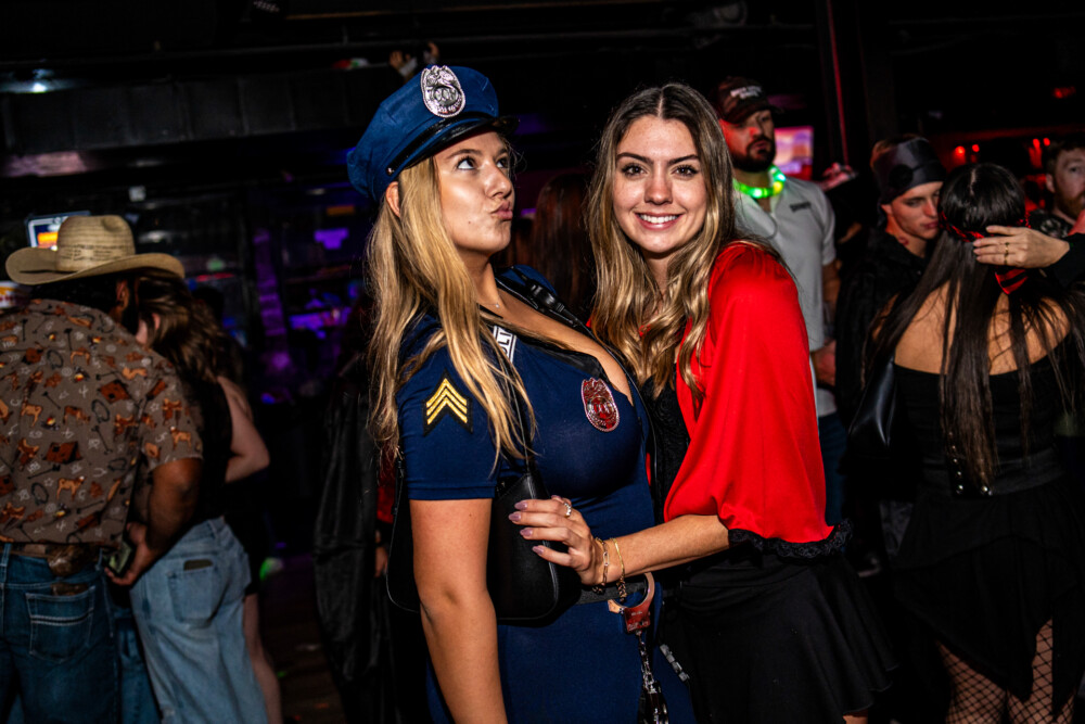 photo of people in halloween costumes at the Boo 2 Halloween Block Party, Dirty Little Roddy's, Boise, Idaho