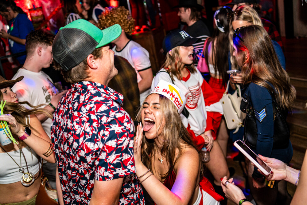 photo of people in halloween costumes at the Boo 2 Halloween Block Party, Dirty Little Roddy's, Boise, Idaho