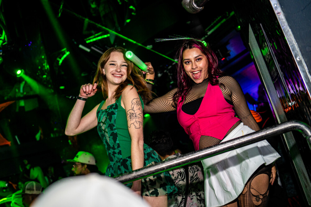 photo of people in halloween costumes at the Boo 2 Halloween Block Party, Dirty Little Roddy's, Boise, Idaho