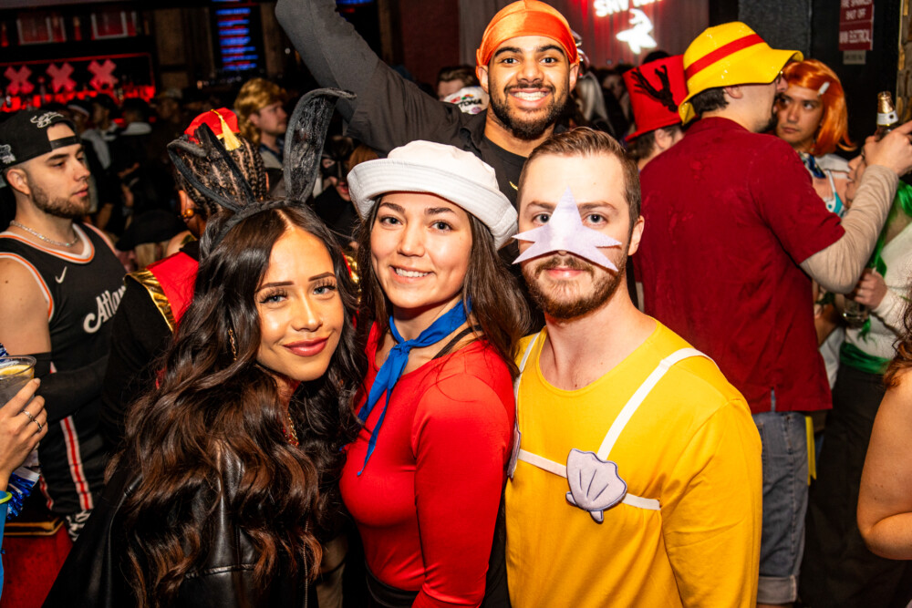photo of people in halloween costumes on Halloween Night 2025, Amsterdam Lounge, Boise, Idaho