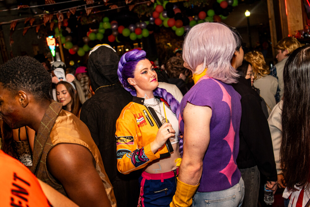 photo of people in halloween costumes on Halloween Night 2025, Amsterdam Lounge, Boise, Idaho