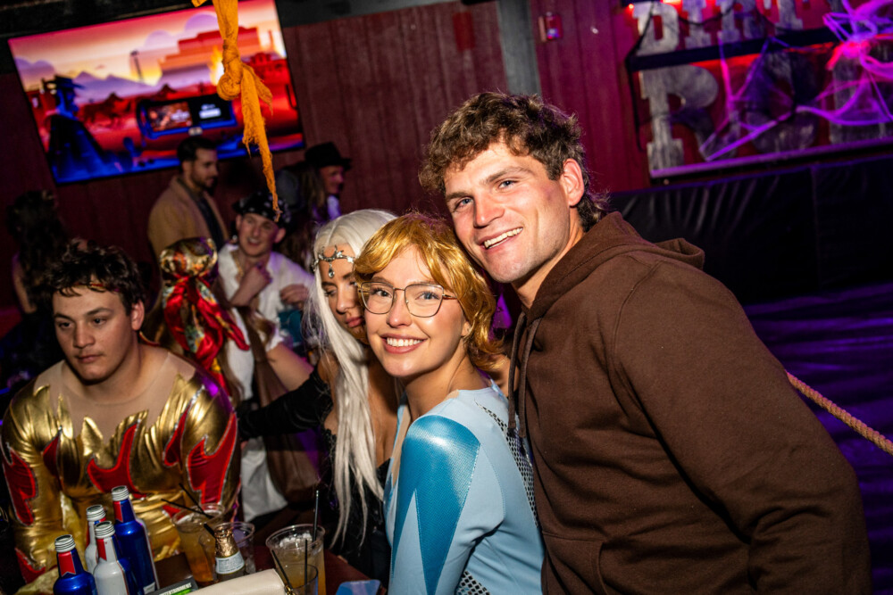 photo of people in halloween costumes on Halloween Night 2025, Dirty Little Roddy's, Boise, Idaho