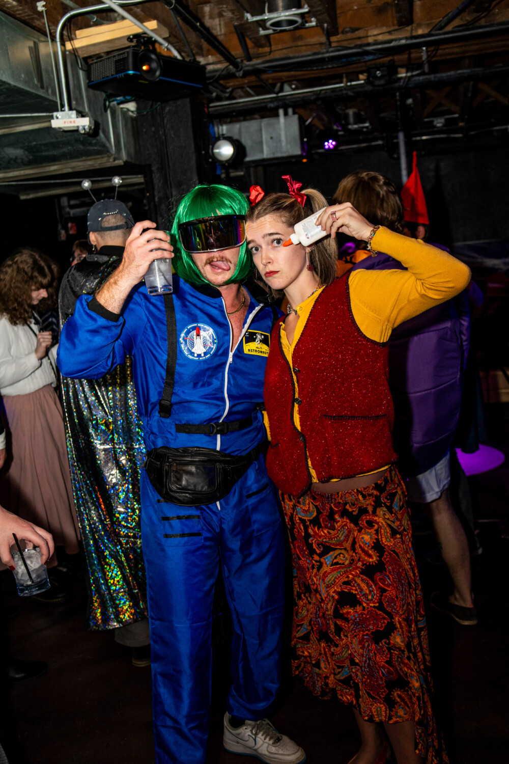 photo of people in halloween costumes on Halloween Night 2025, Karma, Boise, Idaho