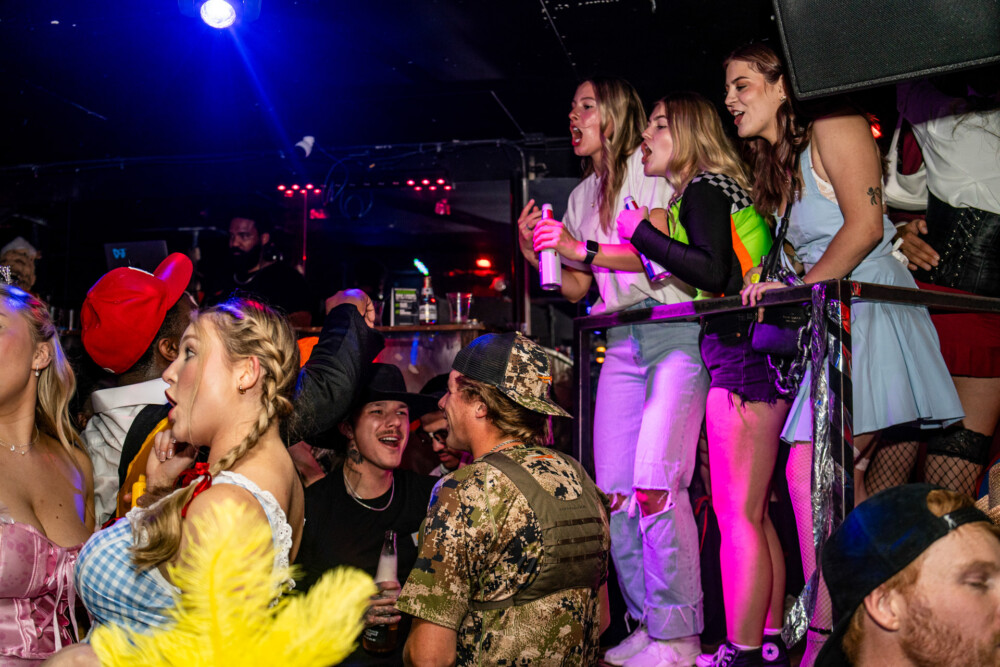 photo of people in halloween costumes on Halloween Night 2025, Dirty Little Roddy's, Boise, Idaho