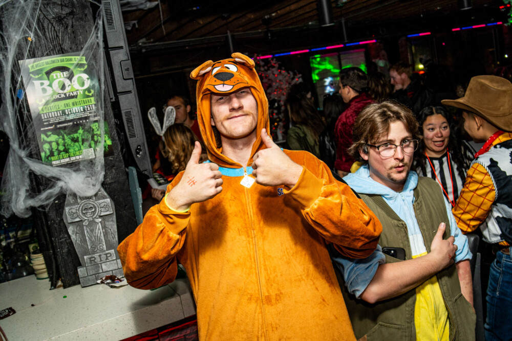 photo of people in halloween costumes on Halloween Night 2025, Karma, Boise, Idaho