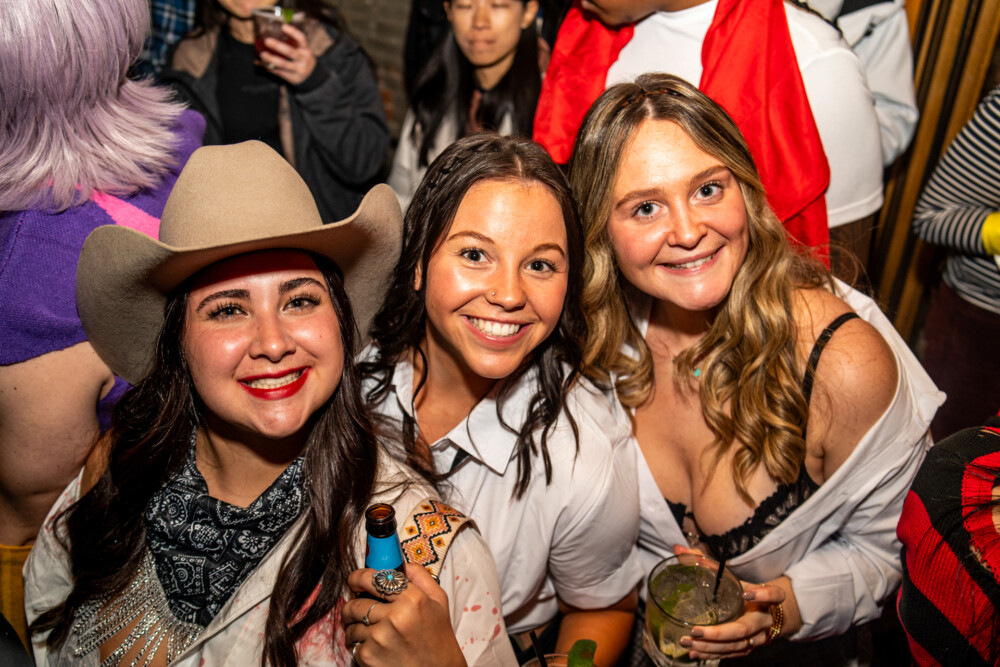 photo of people in halloween costumes on Halloween Night 2025, Amsterdam Lounge, Boise, Idaho