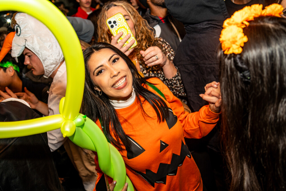 photo of people in halloween costumes on Halloween Night 2025, Amsterdam Lounge, Boise, Idaho