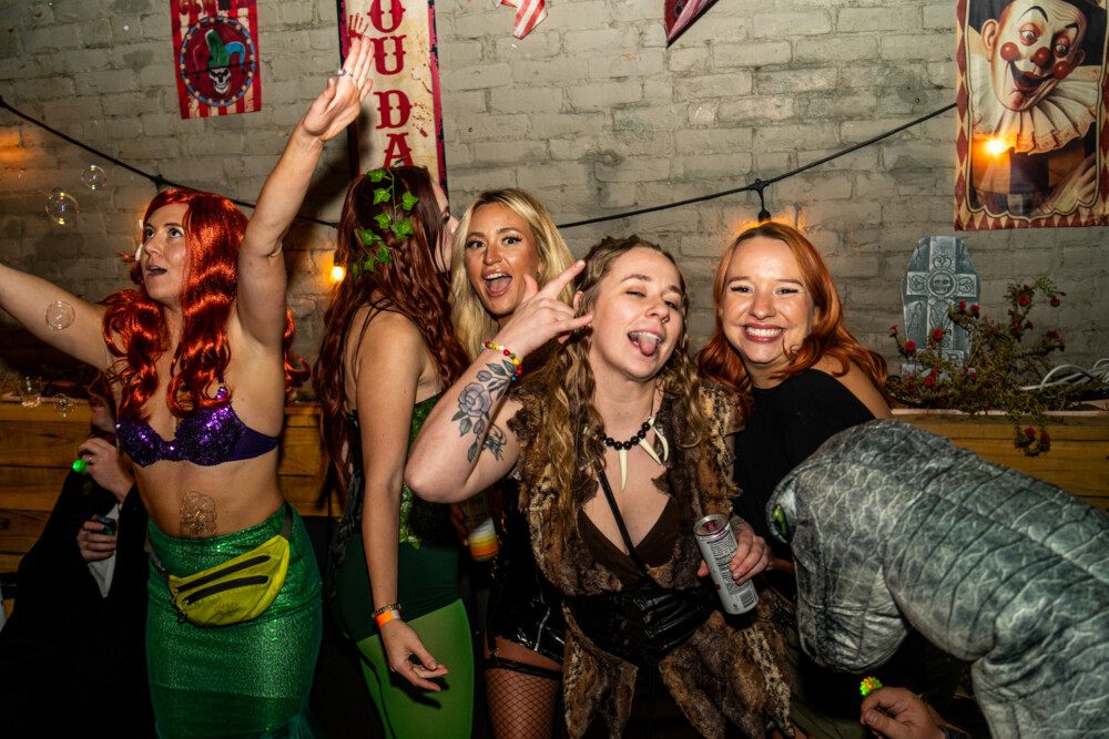 photo of people in halloween costumes on Halloween Night 2025, Amsterdam Lounge, Boise, Idaho