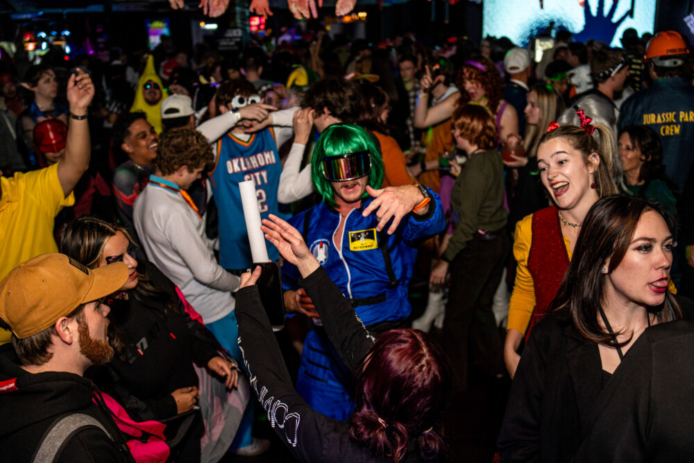 photo of people in halloween costumes on Halloween Night 2025, Karma, Boise, Idaho