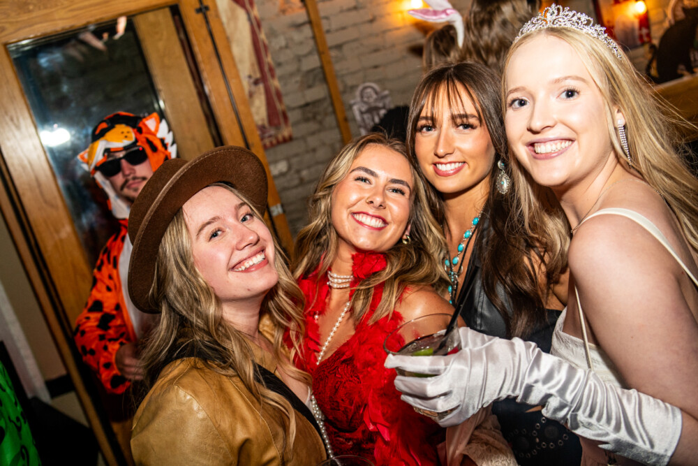 photo of people in halloween costumes on Halloween Night 2025, Amsterdam Lounge, Boise, Idaho