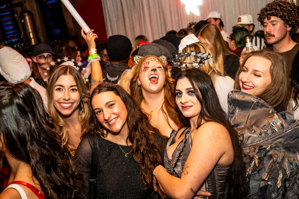 photo of people in halloween costumes on Halloween Night 2025, Amsterdam Lounge, Boise, Idaho