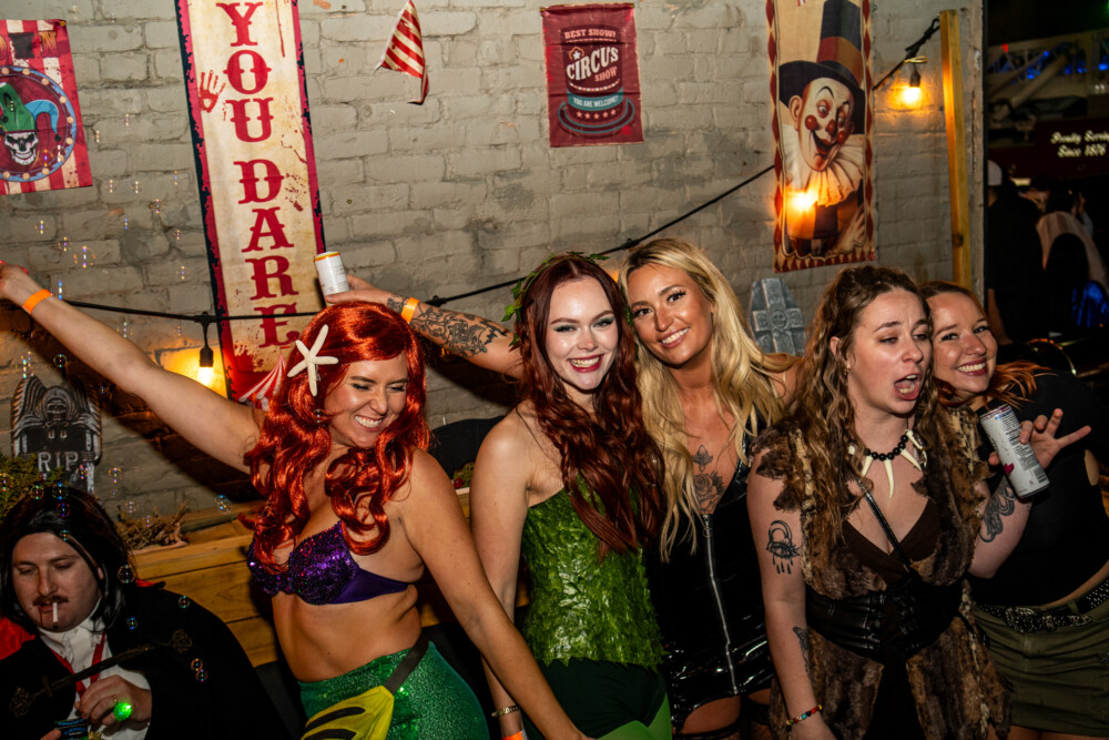 photo of people in halloween costumes on Halloween Night 2025, Amsterdam Lounge, Boise, Idaho