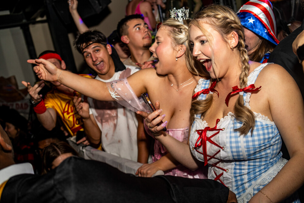 photo of people in halloween costumes on Halloween Night 2025, Dirty Little Roddy's, Boise, Idaho