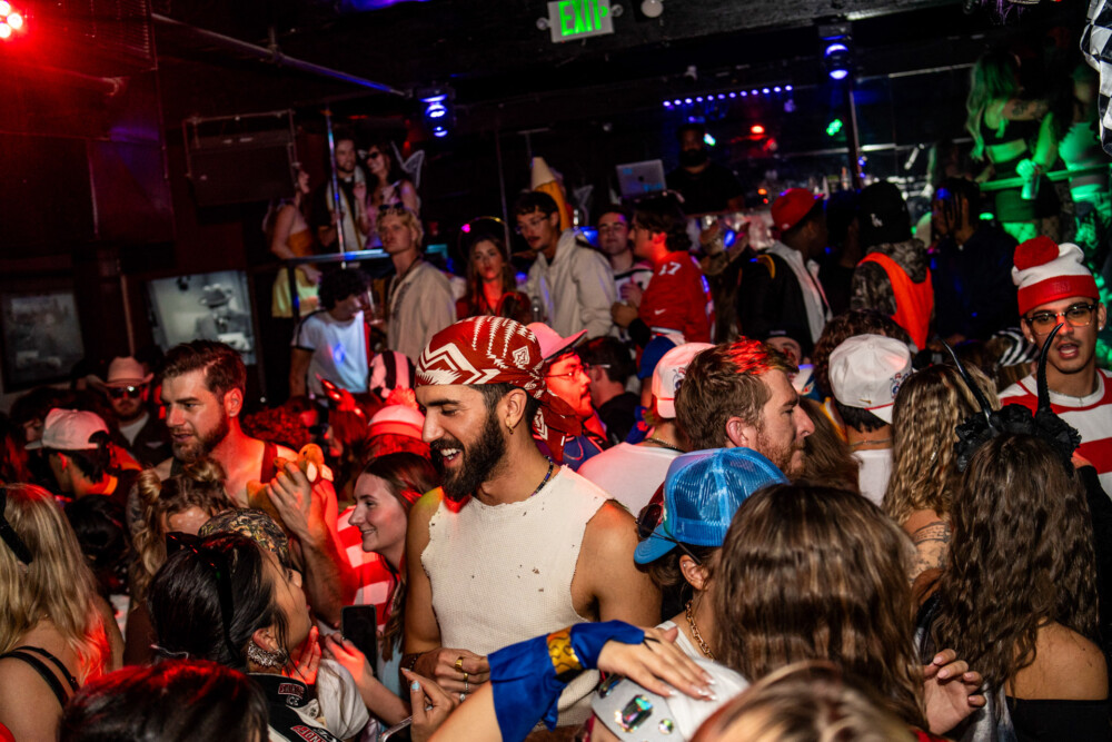 photo of people in halloween costumes on Halloween Night 2025, Dirty Little Roddy's, Boise, Idaho